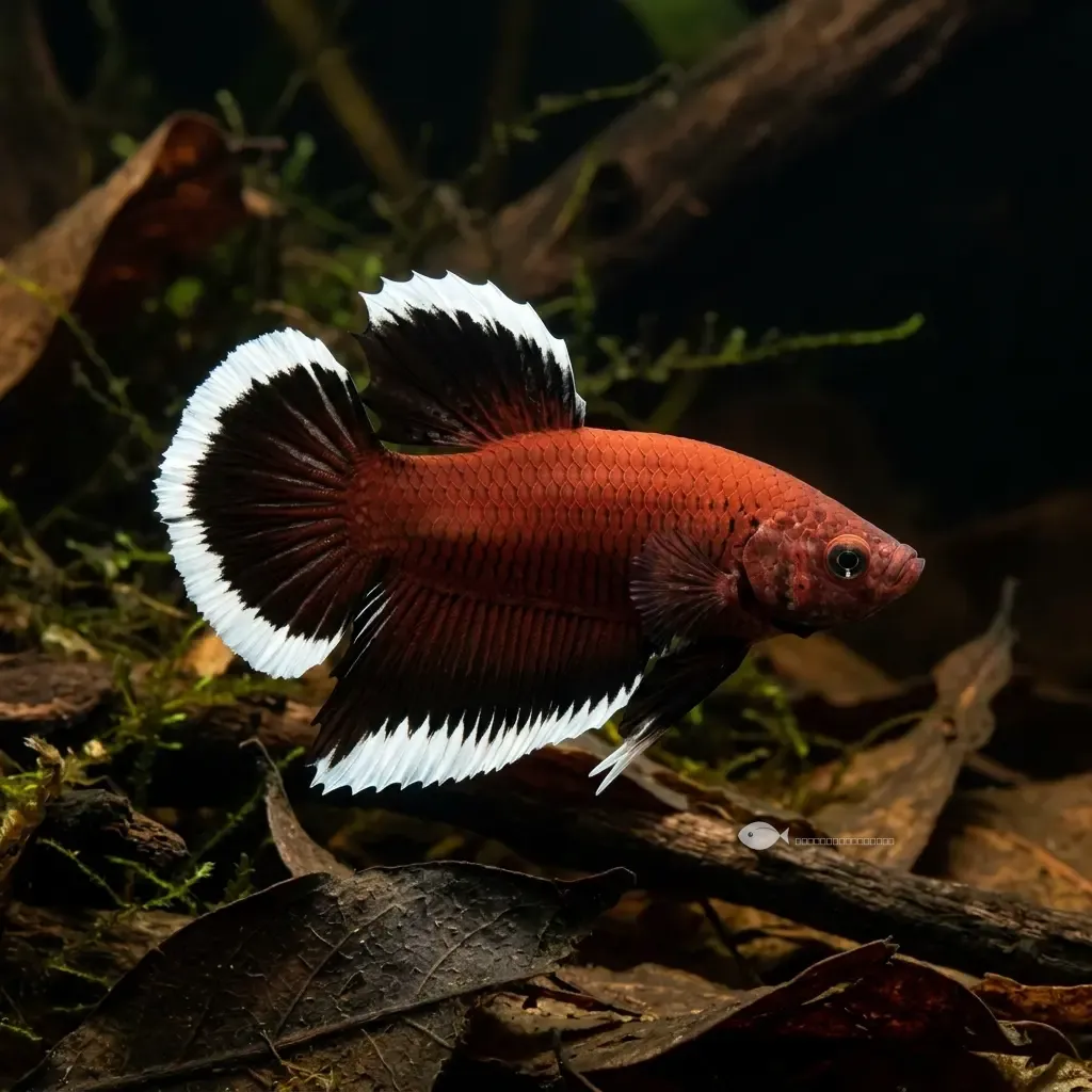 Betta borde blanco (Betta albimarginata)