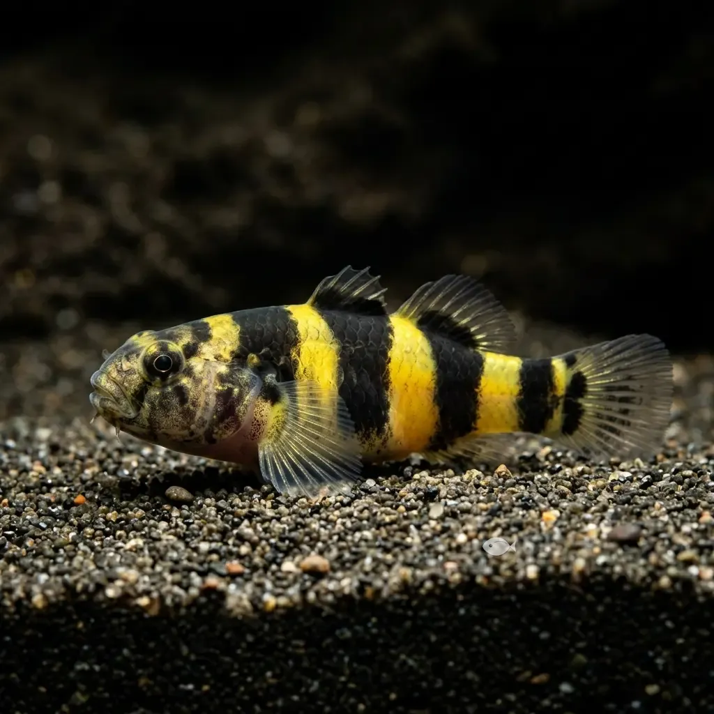 Gobio abejorro (Brachygobius xanthomelas)
