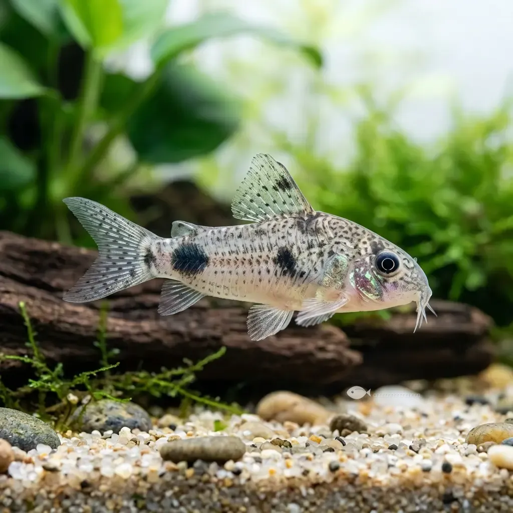 Corydoras sal y pimienta (Corydoras habrosus)