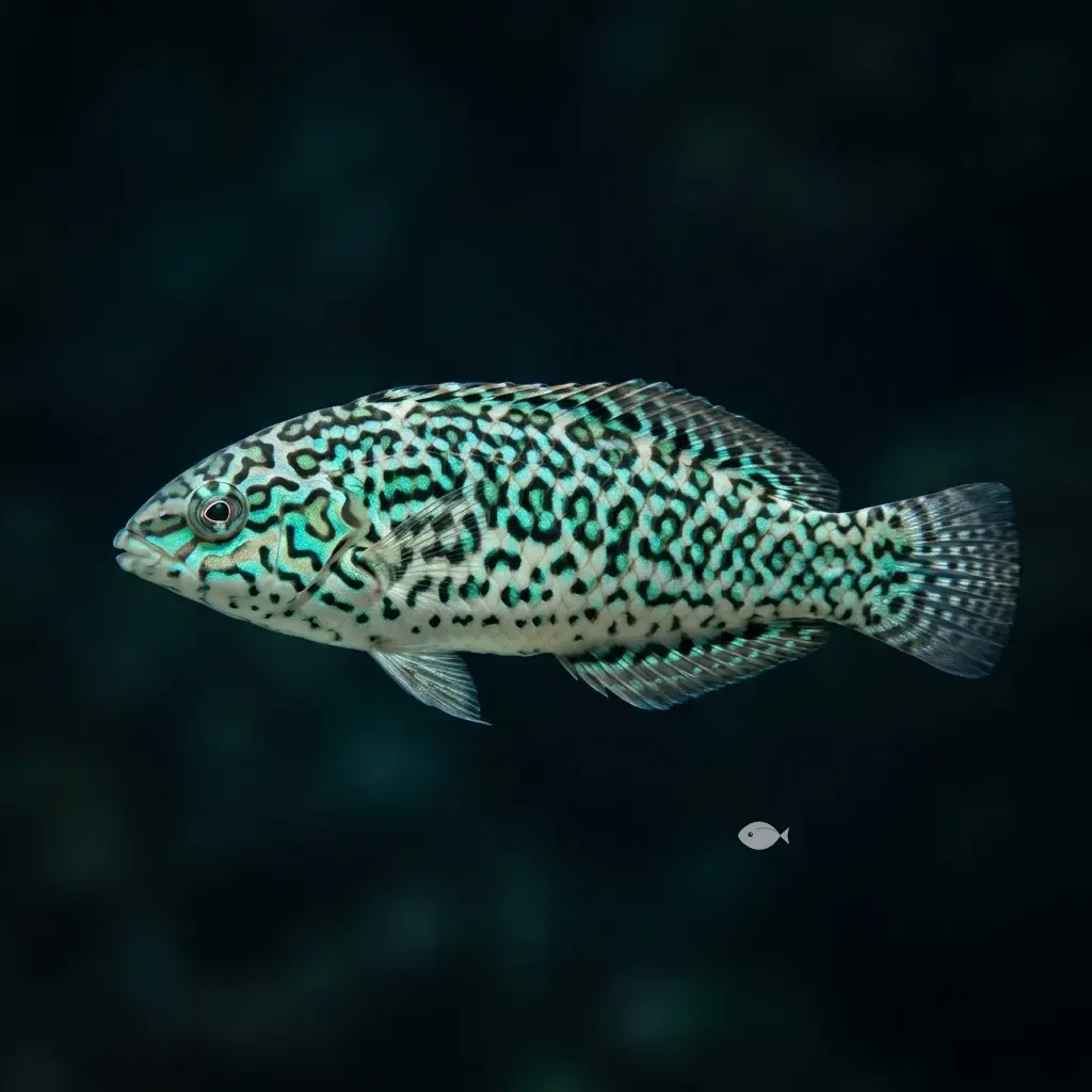 Labrido leopardo (Macropharyngodon meleagris)