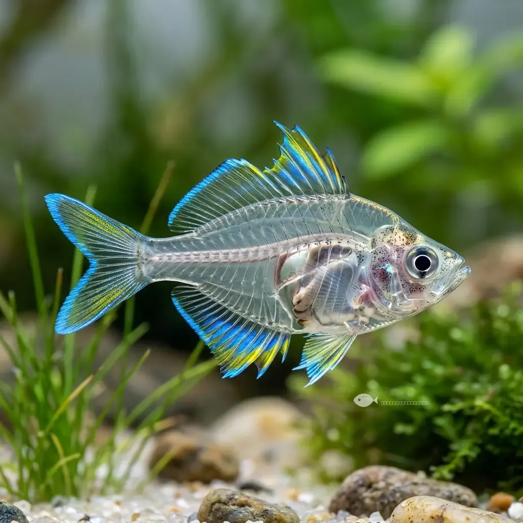 Pez cristal indiano (Parambassis lala)