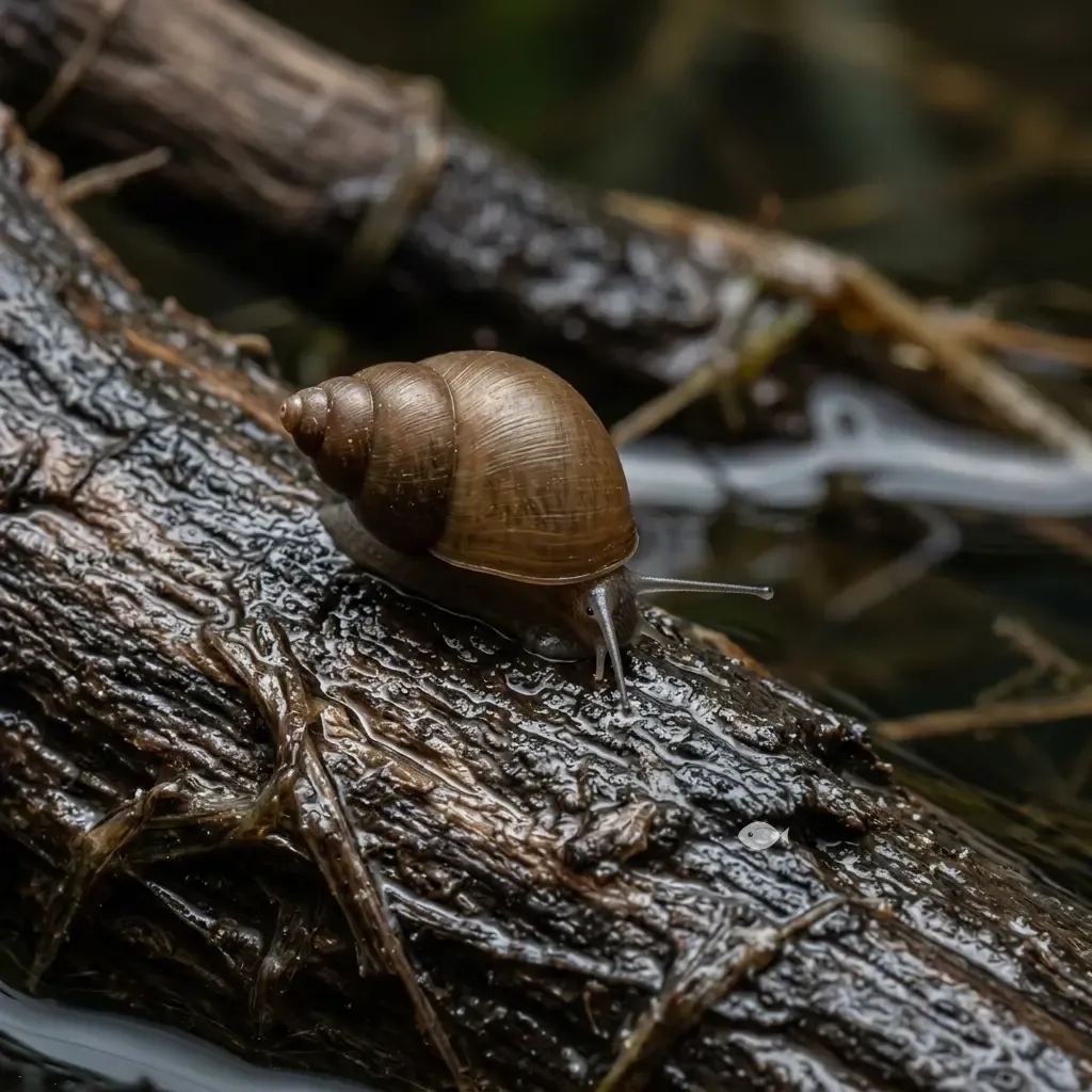 Assiminea salobre (Assiminea grayana)