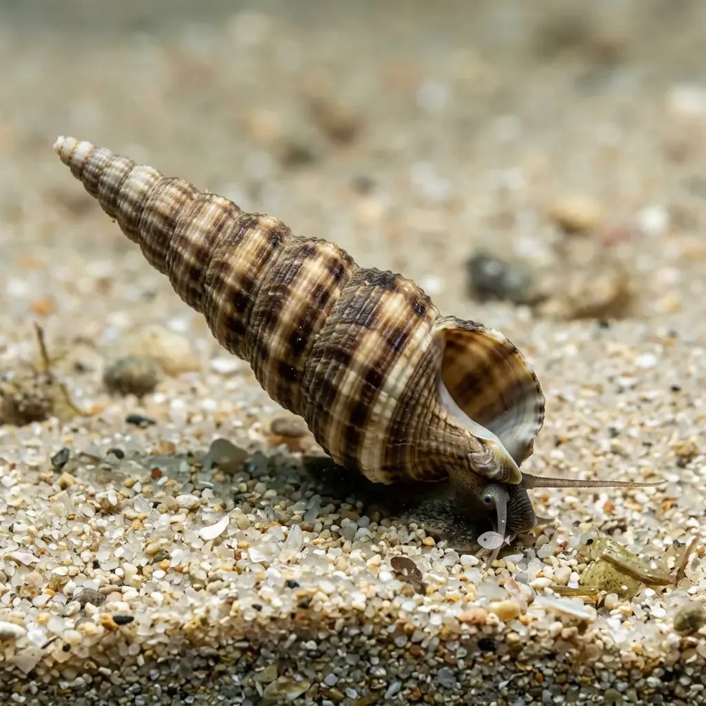 Caracol de fango salobre (Batillaria zonalis)