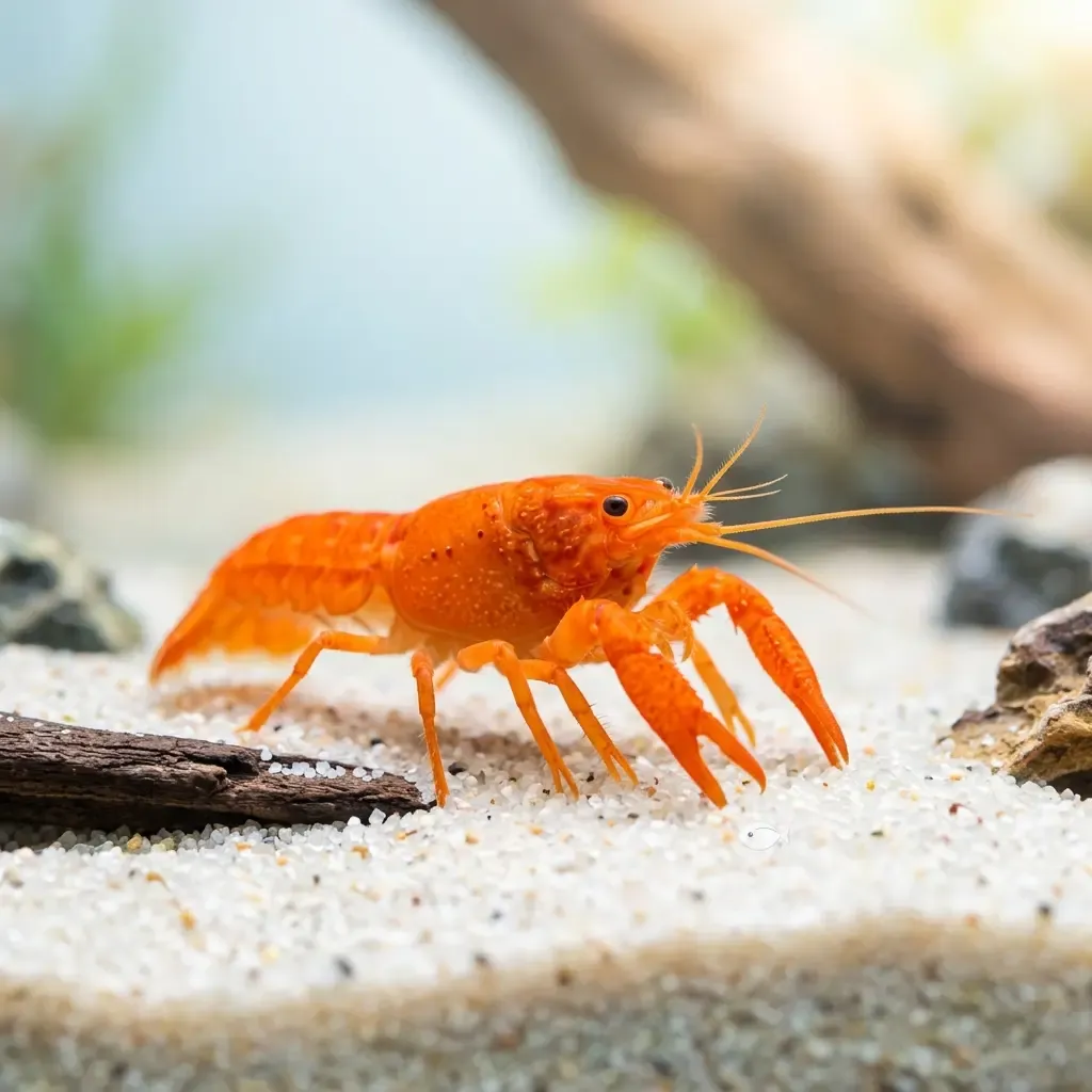 Cangrejo enano naranja (CPO) (Cambarellus patzcuarensis "Orange")