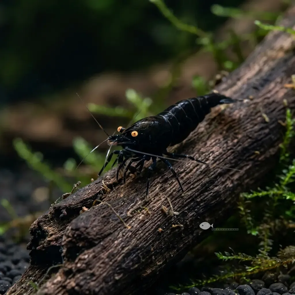 Gamba tigre negro (Caridina cf. cantonensis "Black Tiger")