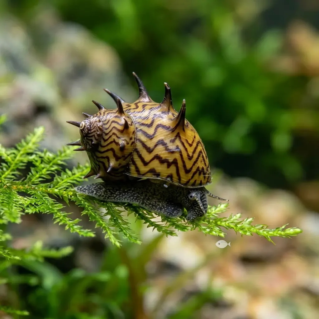 Caracol Cuerno (Clithon corona) (Clithon corona)