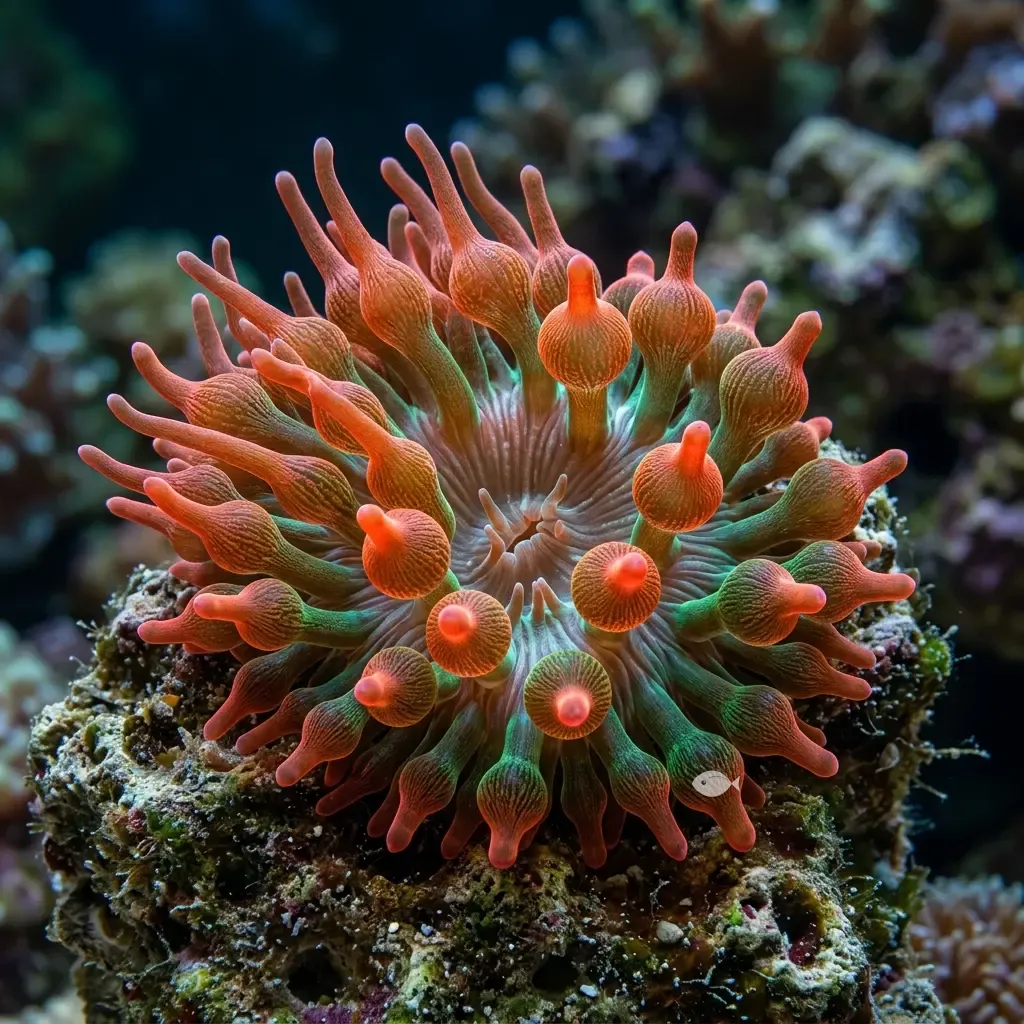 Anemona burbuja (Entacmaea quadricolor)