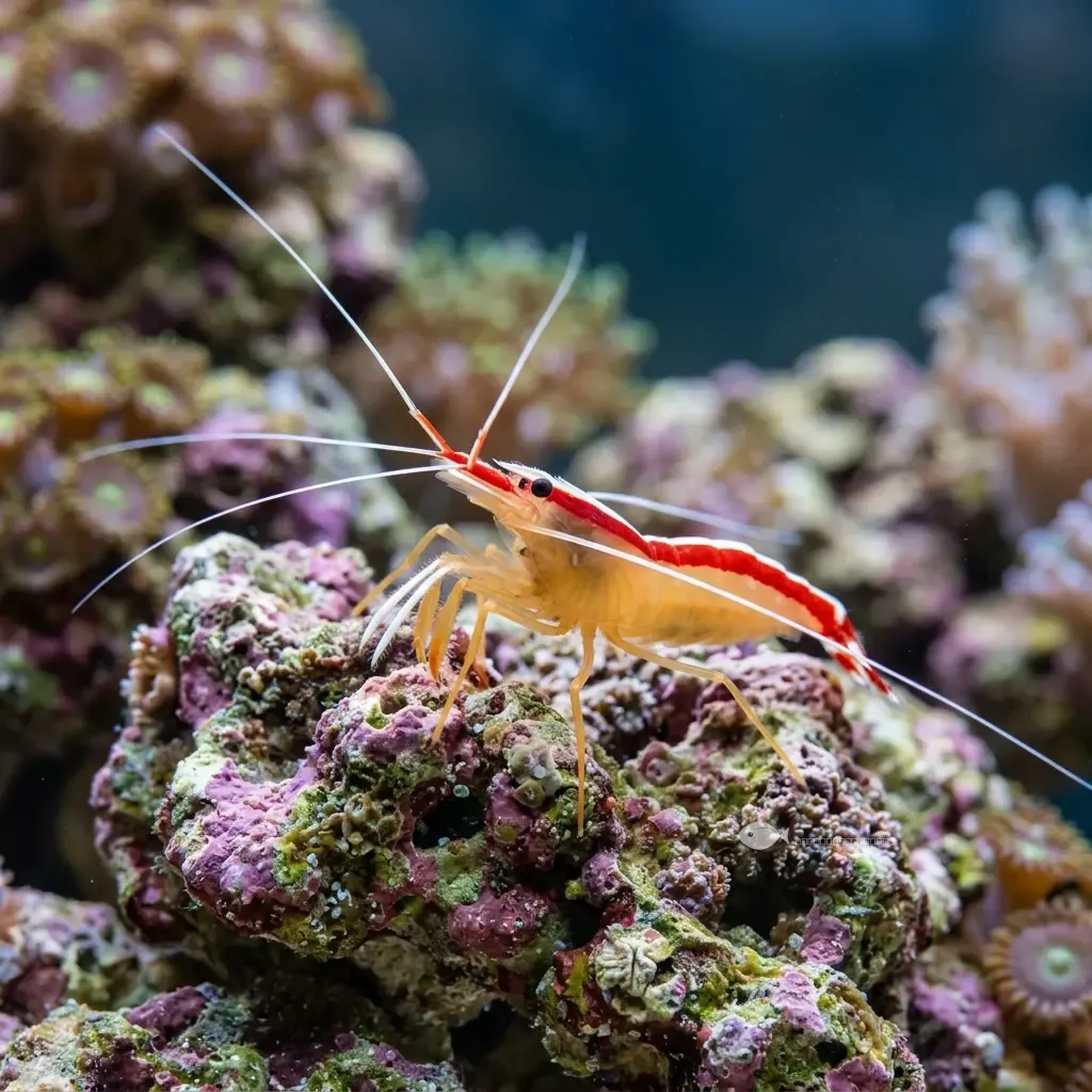Gamba limpiadora skunk (Lysmata amboinensis)