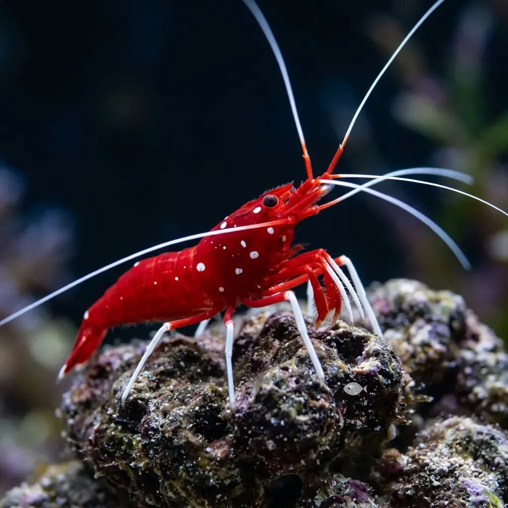 Gamba limpiadora roja (Lysmata debelius)