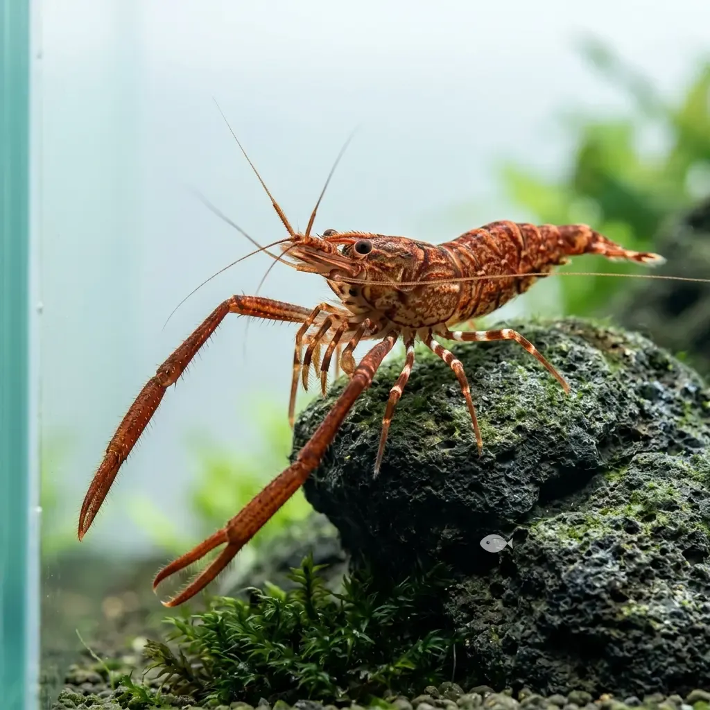 Gamba chocolate del Himalaya (Macrobrachium dayanum)