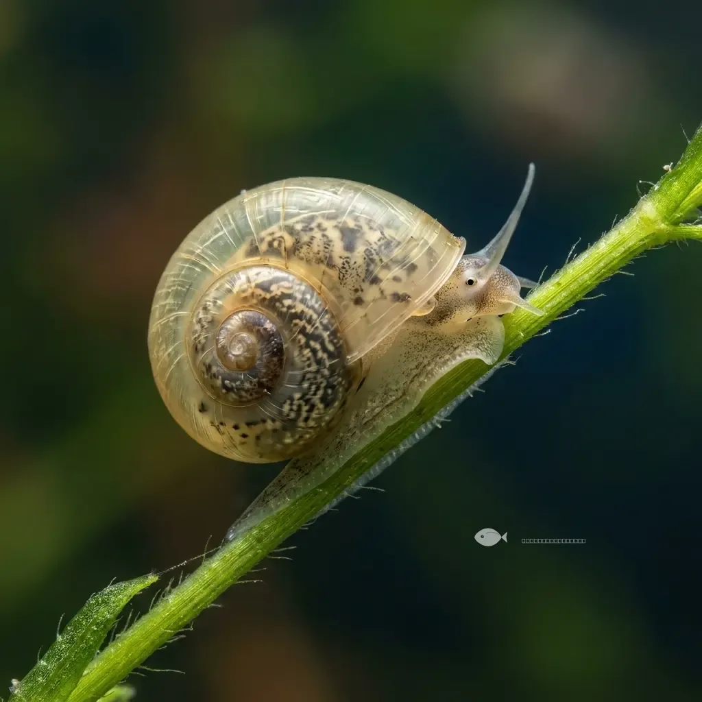 Caracol vejiga (Physella acuta)