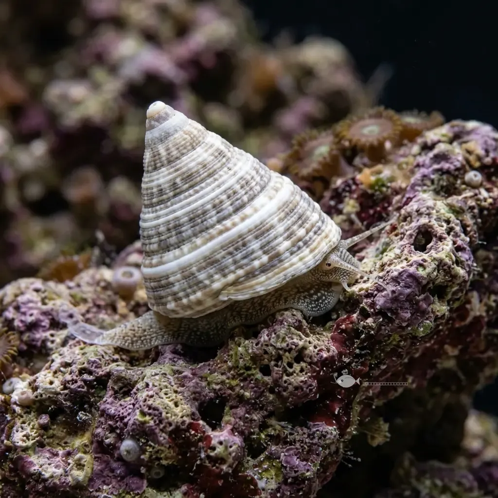Caracol peonza (Tectus fenestratus)