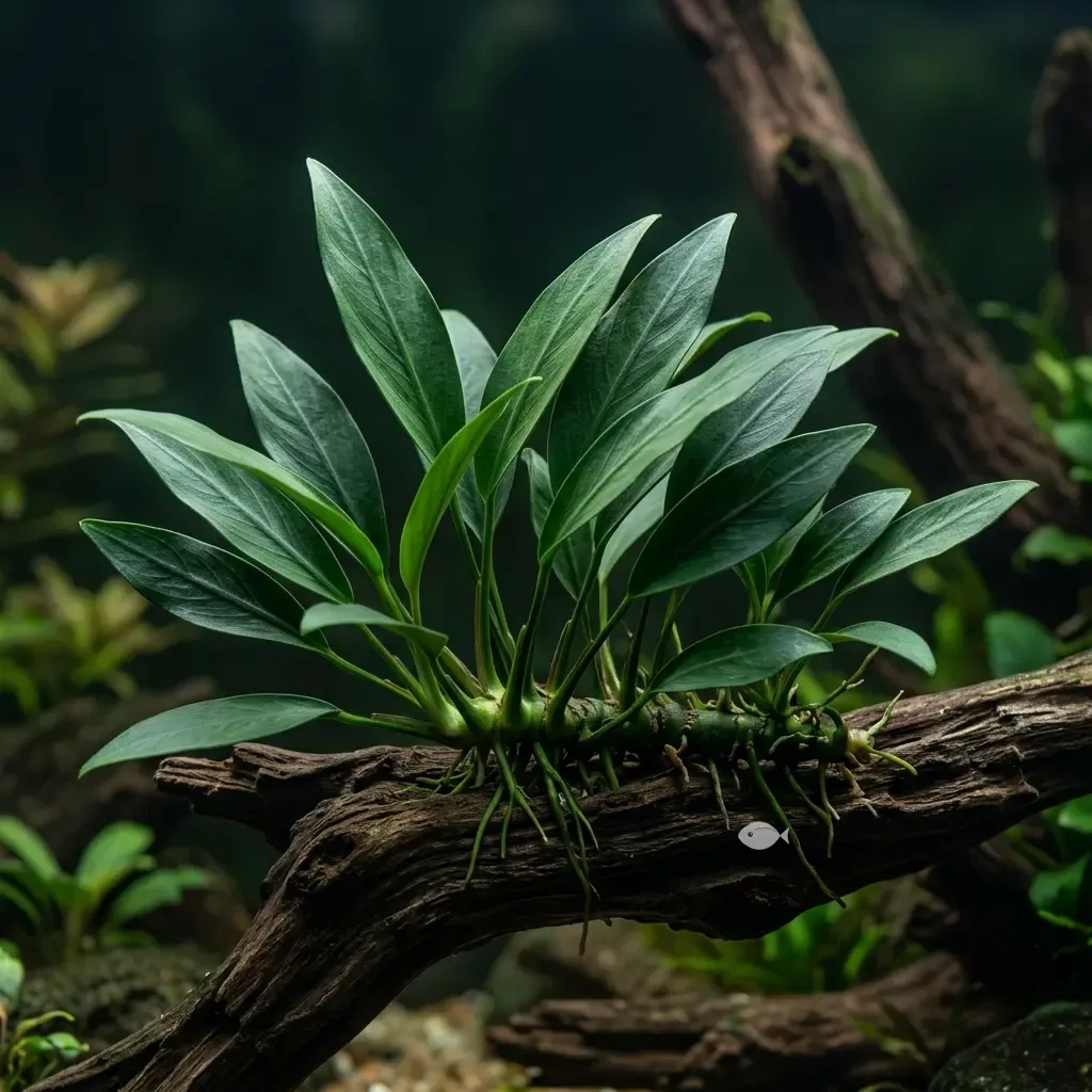 Anubias barteri var. glabra (Anubias barteri var. glabra)