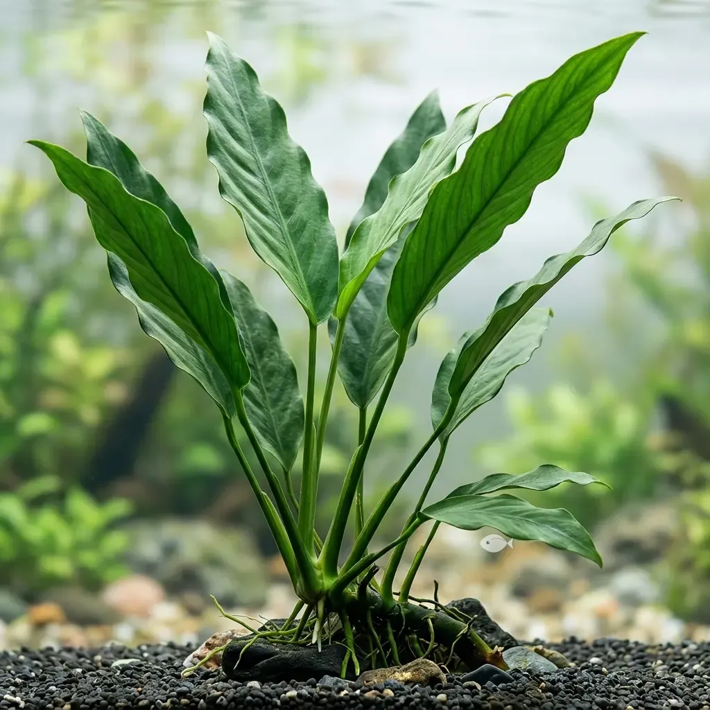 Anubias heterophylla (Anubias heterophylla)