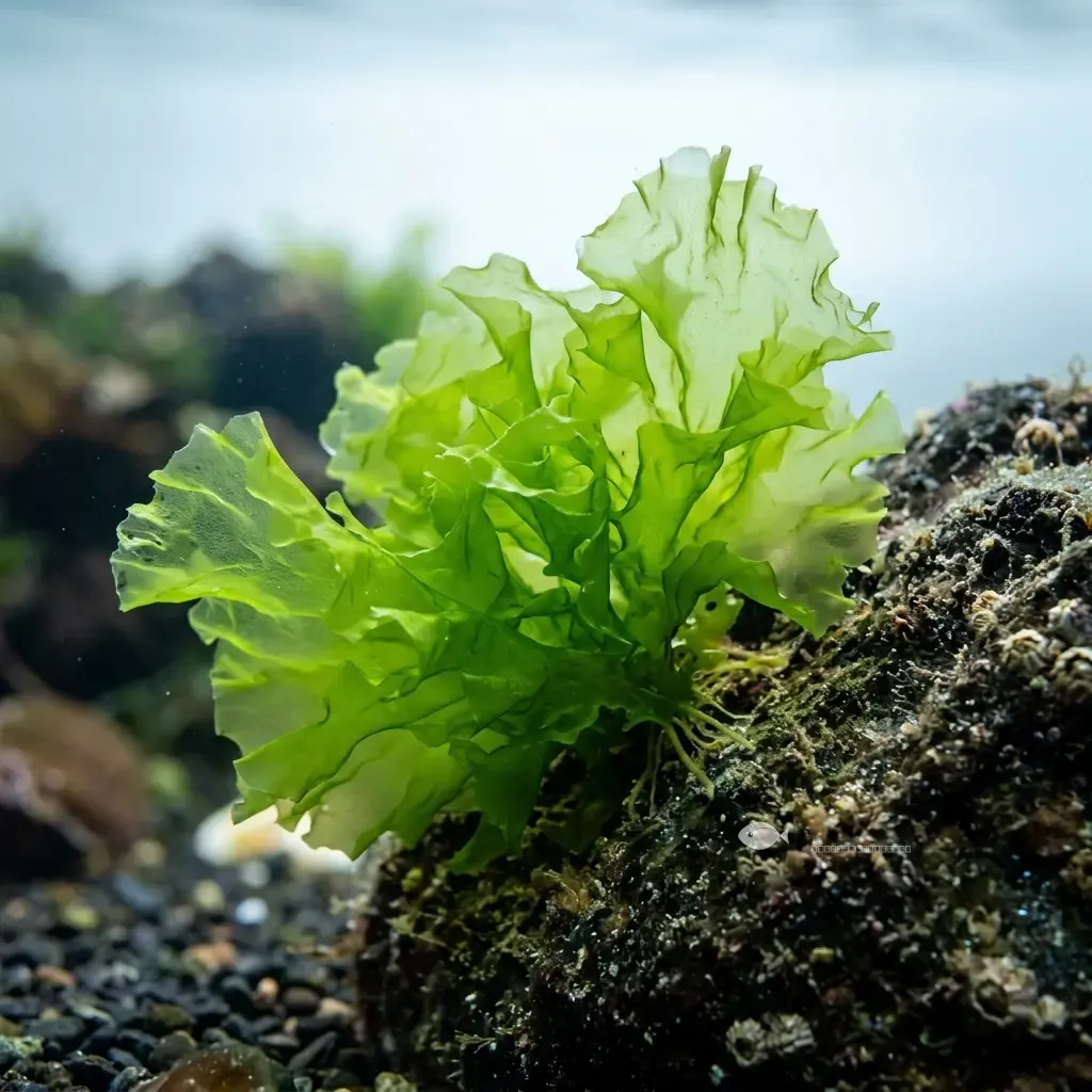 Lechuga de mar (Ulva lactuca)